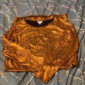 Lularoe Elegant Copper Debbie XL